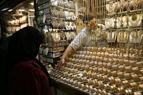 ریزش دوباره قیمت طلا در بازار تهران