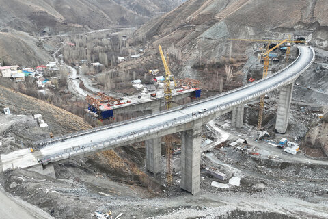 ساخت قطعه ۳ آزادراه تهران-شمال به مرحله انتخاب واریانت رسید