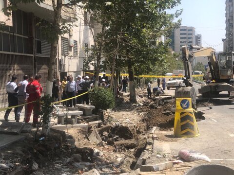 حادثه آسیب دیدگی آب تجریش ساعت ۱۶ امروز رفع می‌شود