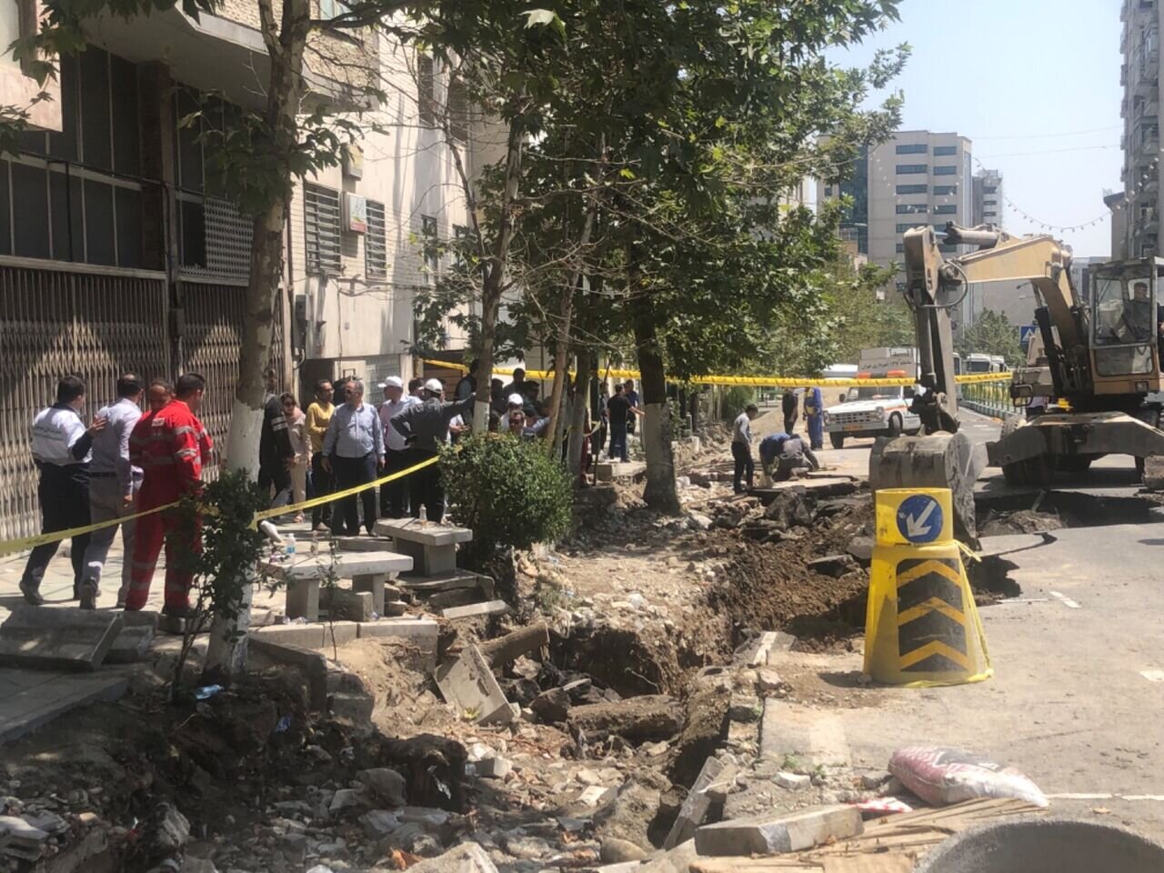 حادثه آسیب دیدگی آب تجریش ساعت ۱۶ امروز رفع می‌شود